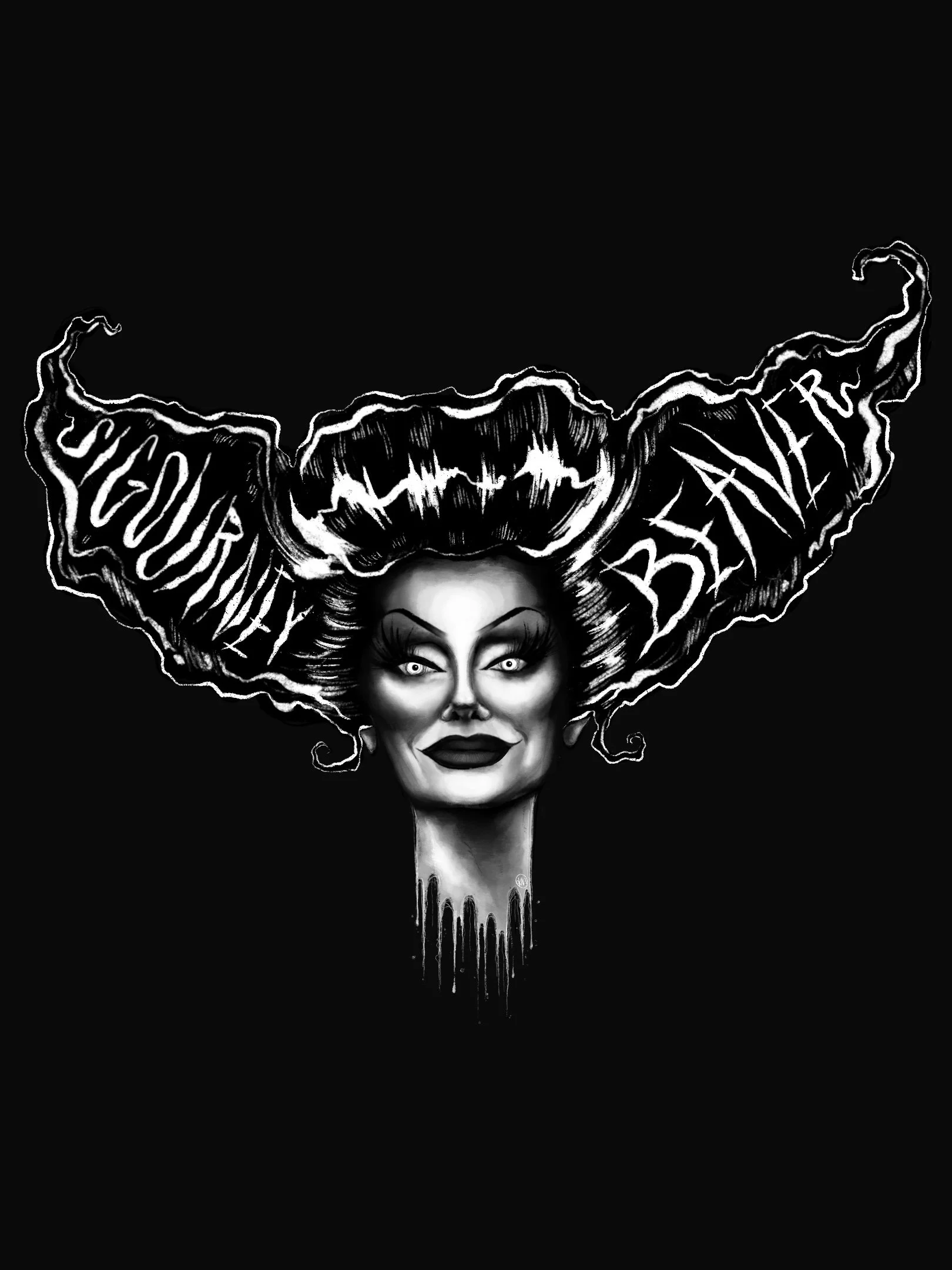 Purchased design for drag artist Sigourney Beaver