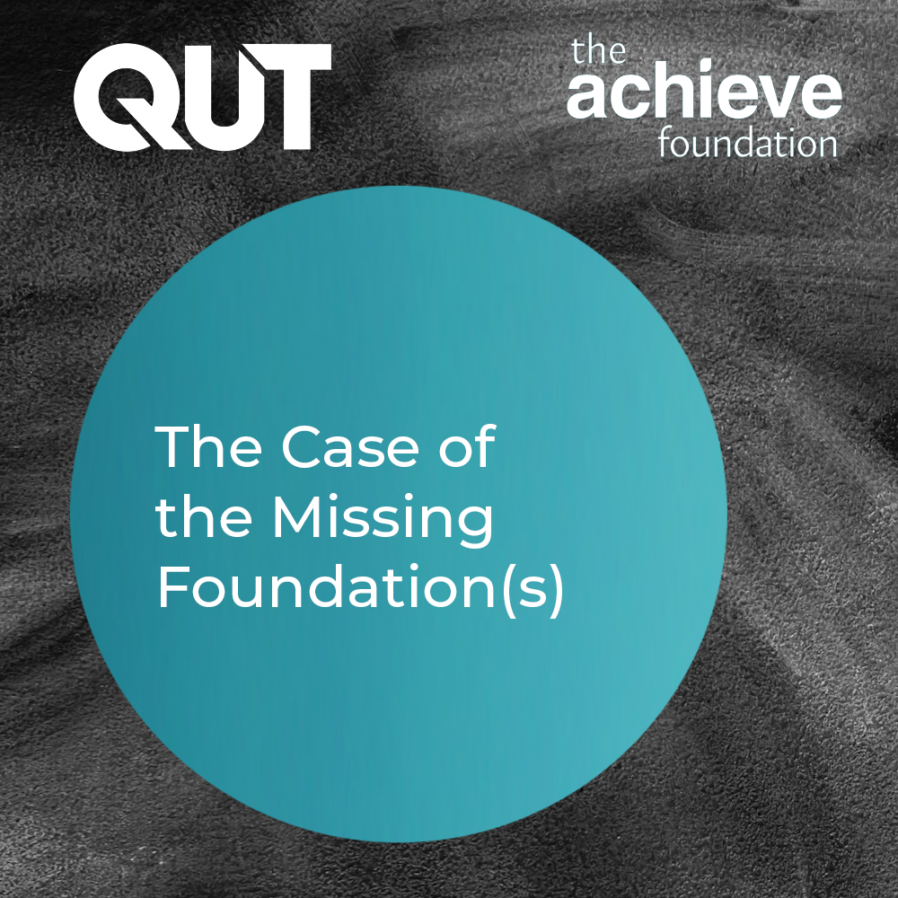 Disability Philanthropy in Australia - The case of the missing foundation(s)