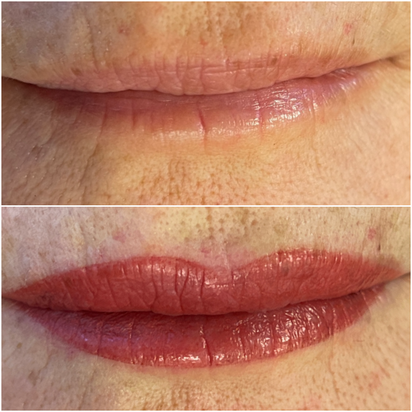 Lip Blush on Mature Lips by Lina