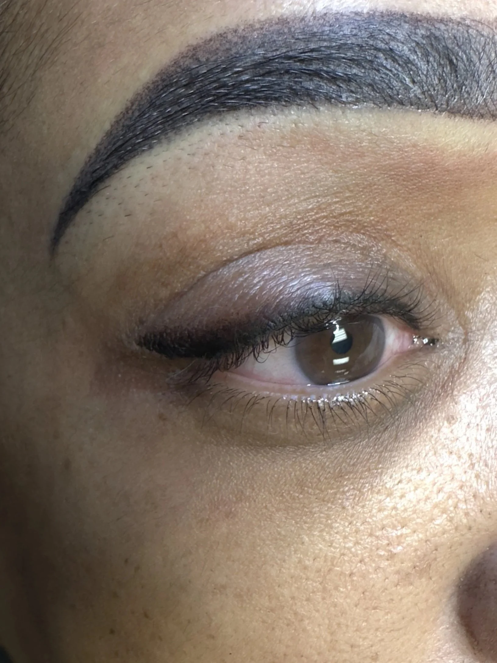 Top Winged Lash Line Eyeliner Tattoo