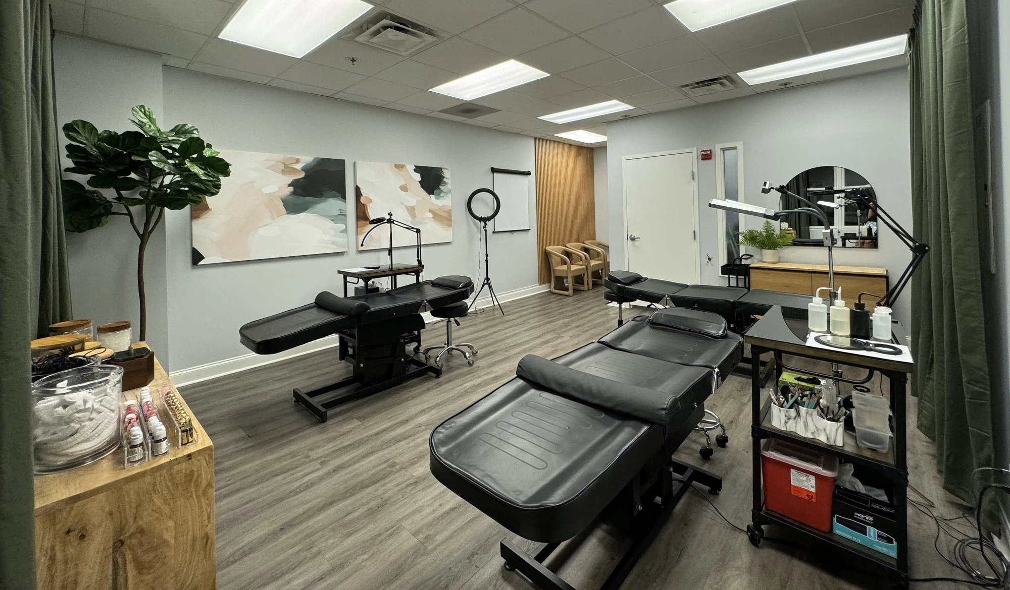 The studio at Microblading Charleston