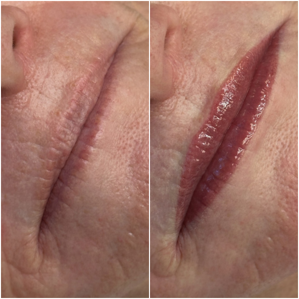Lip Blush on Mature Lips by Lina