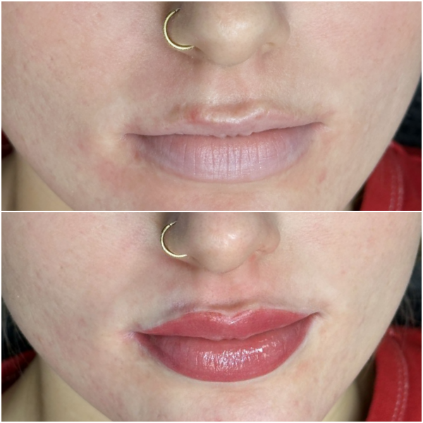 Lip Blush on Pale Lips by Lina