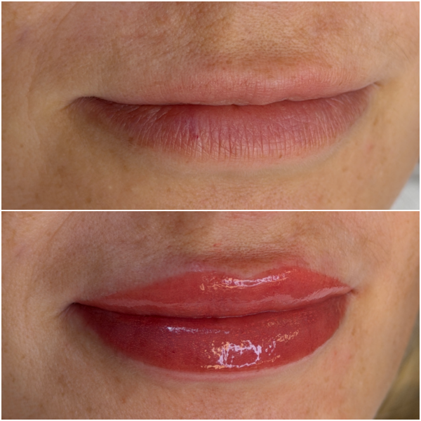 Lip Blush on Fair Lips by Lina
