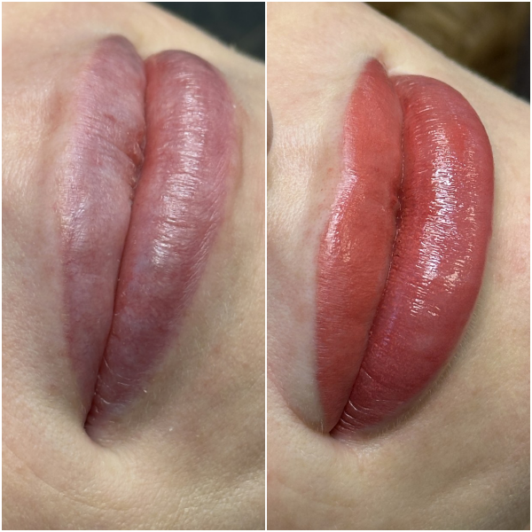 Lip Blush on Naturally-Pigmented Lips by Lina