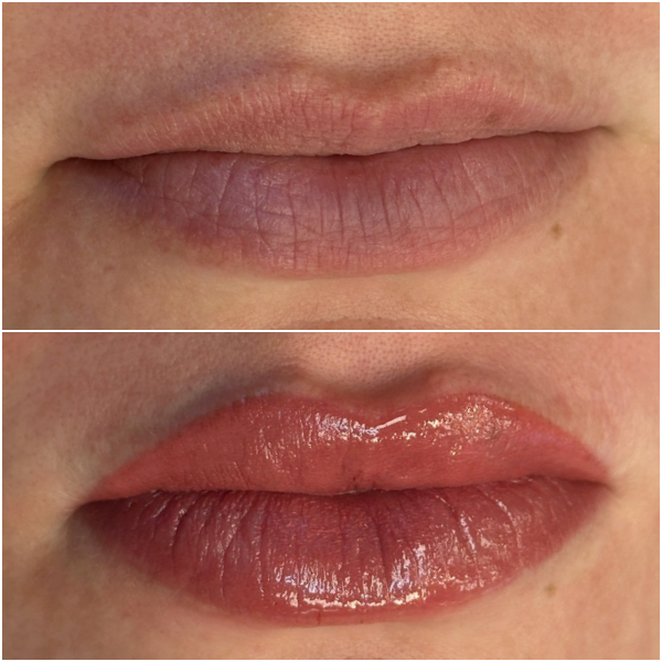 Lip Blush on Naturally-Pigmented Lips by Lina
