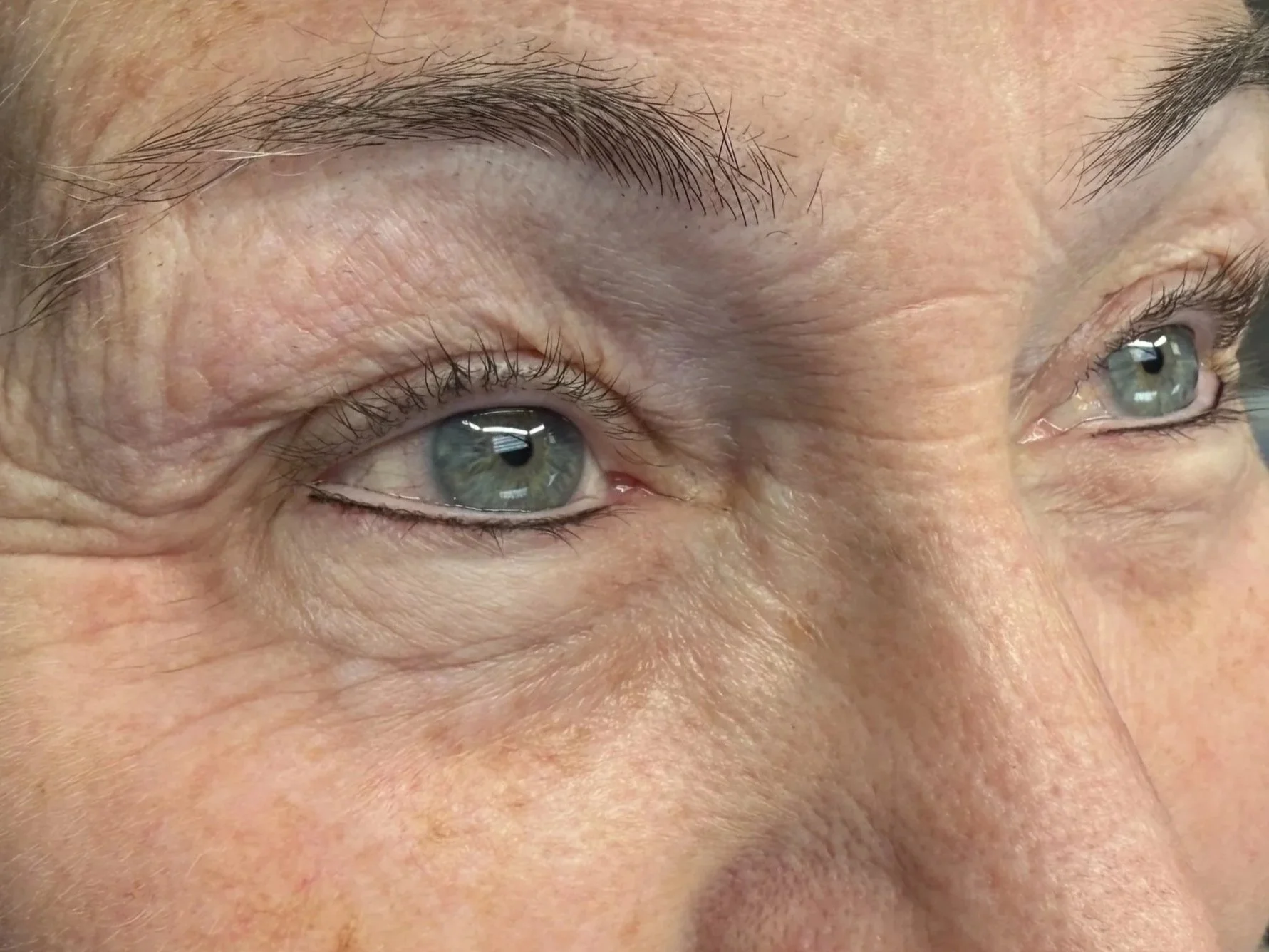 Bottom Lash Line Eyeliner Tattoo