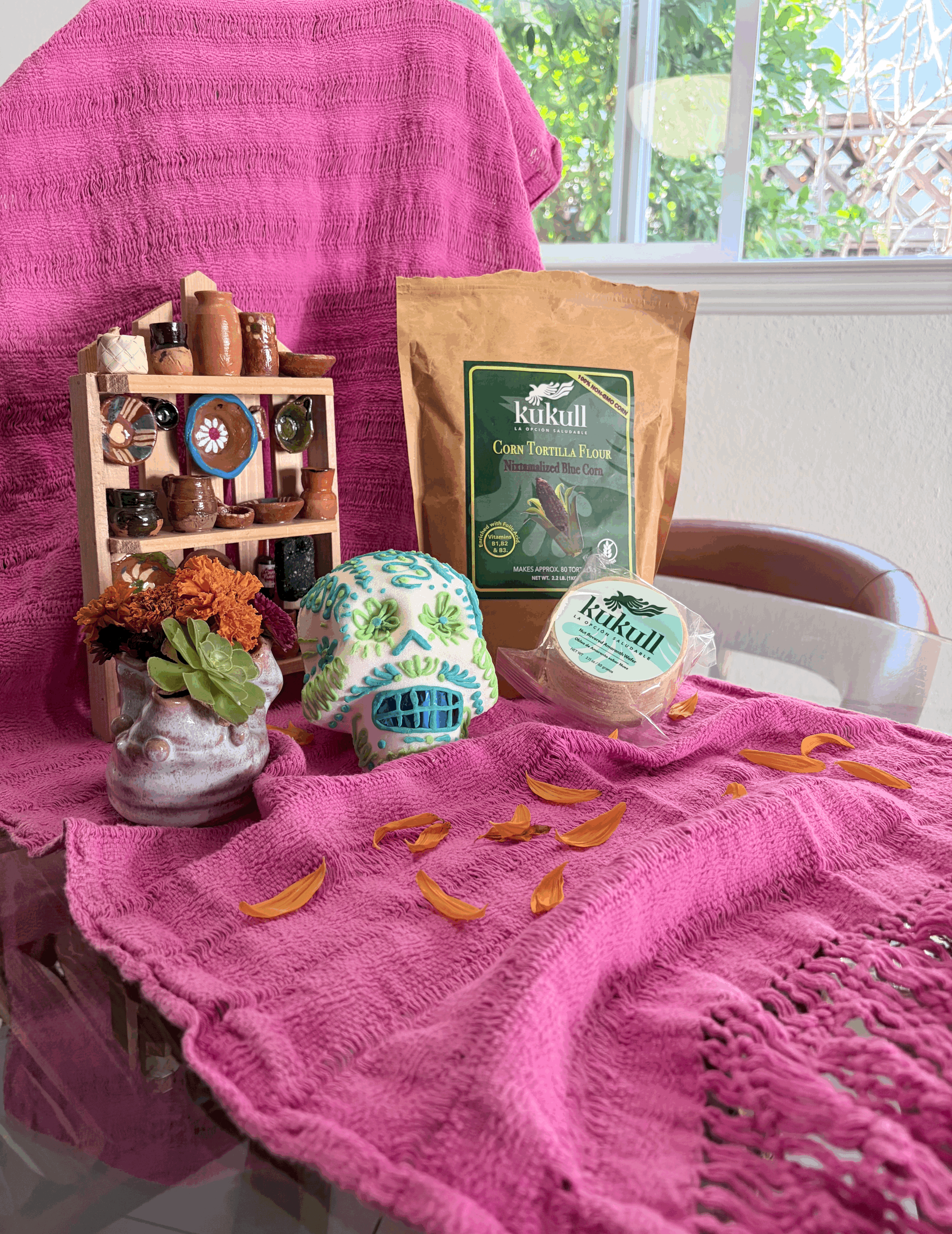 Sugar Skulls Decorating party with Calaveritas Sunshine and Kukull foods