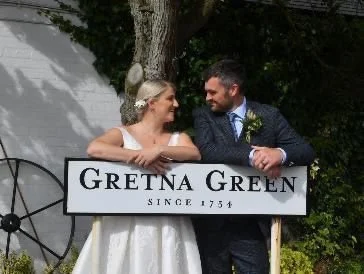 Full of happiness @GretnaGreenWeddings
