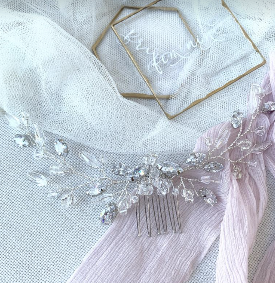 Crystal & Cubic Zirconia Hair Comb