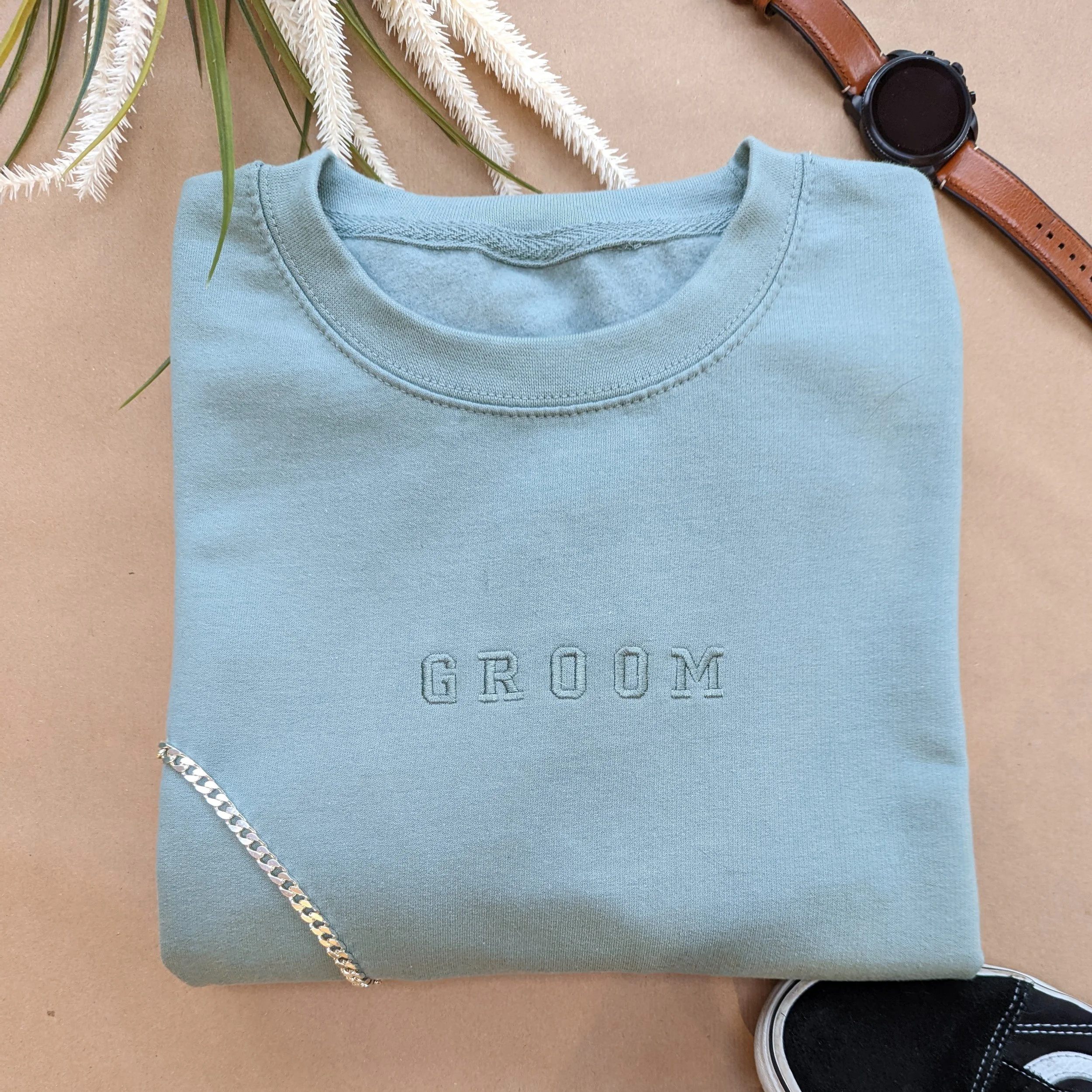Embroidered GROOM Sweatshirt