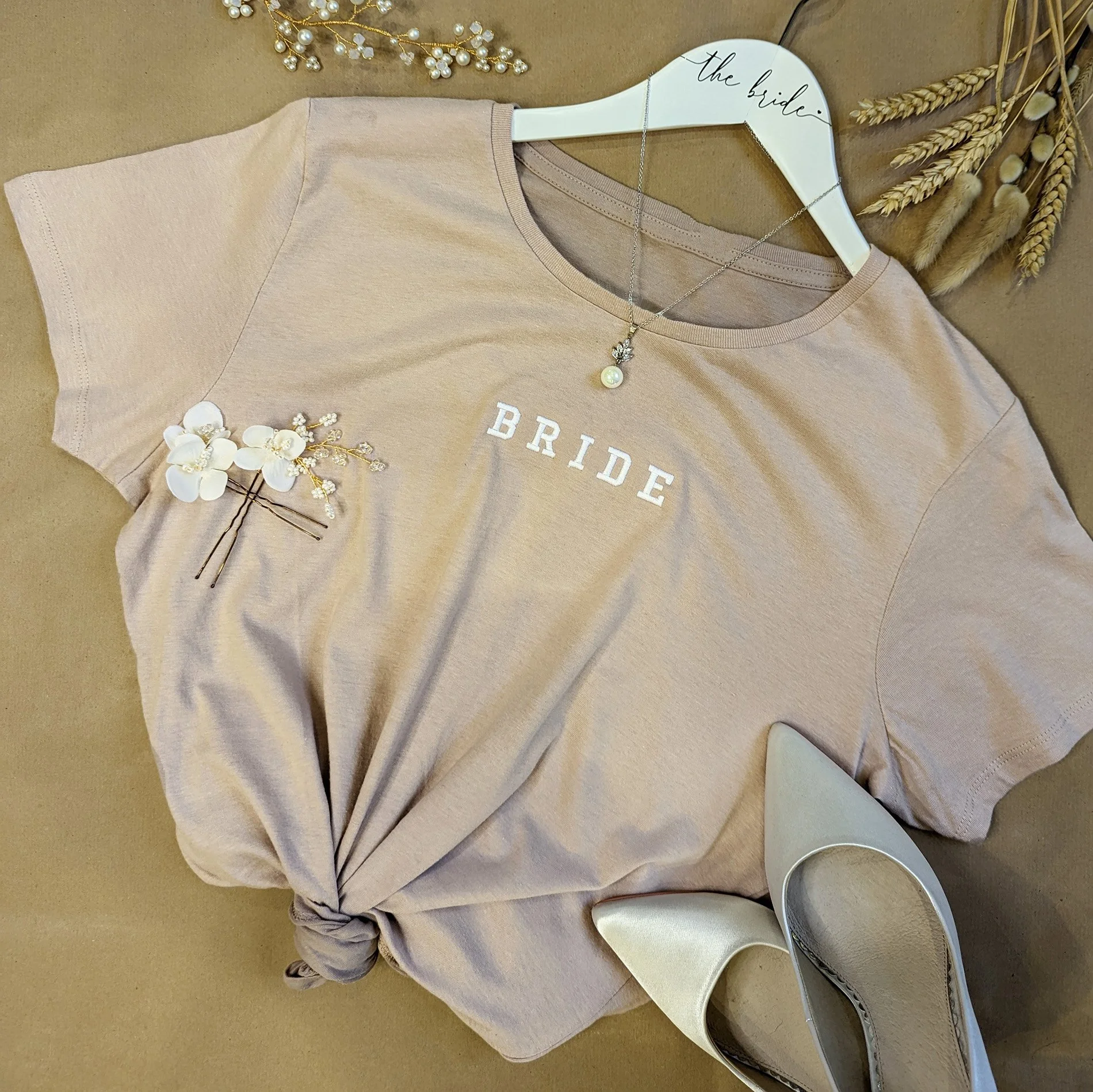Embroidered BRIDE T-Shirt