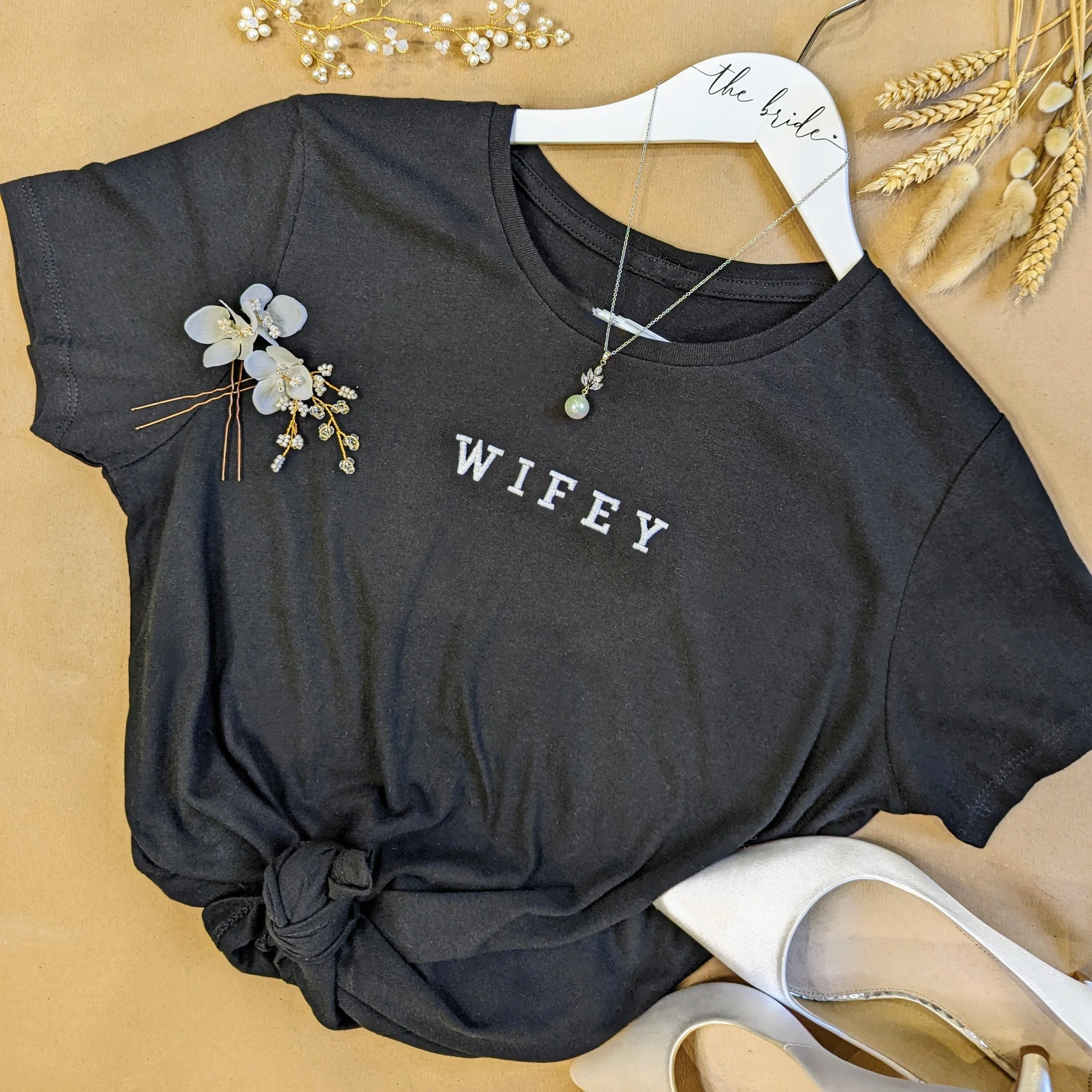 Embroidered WIFEY T-Shirt