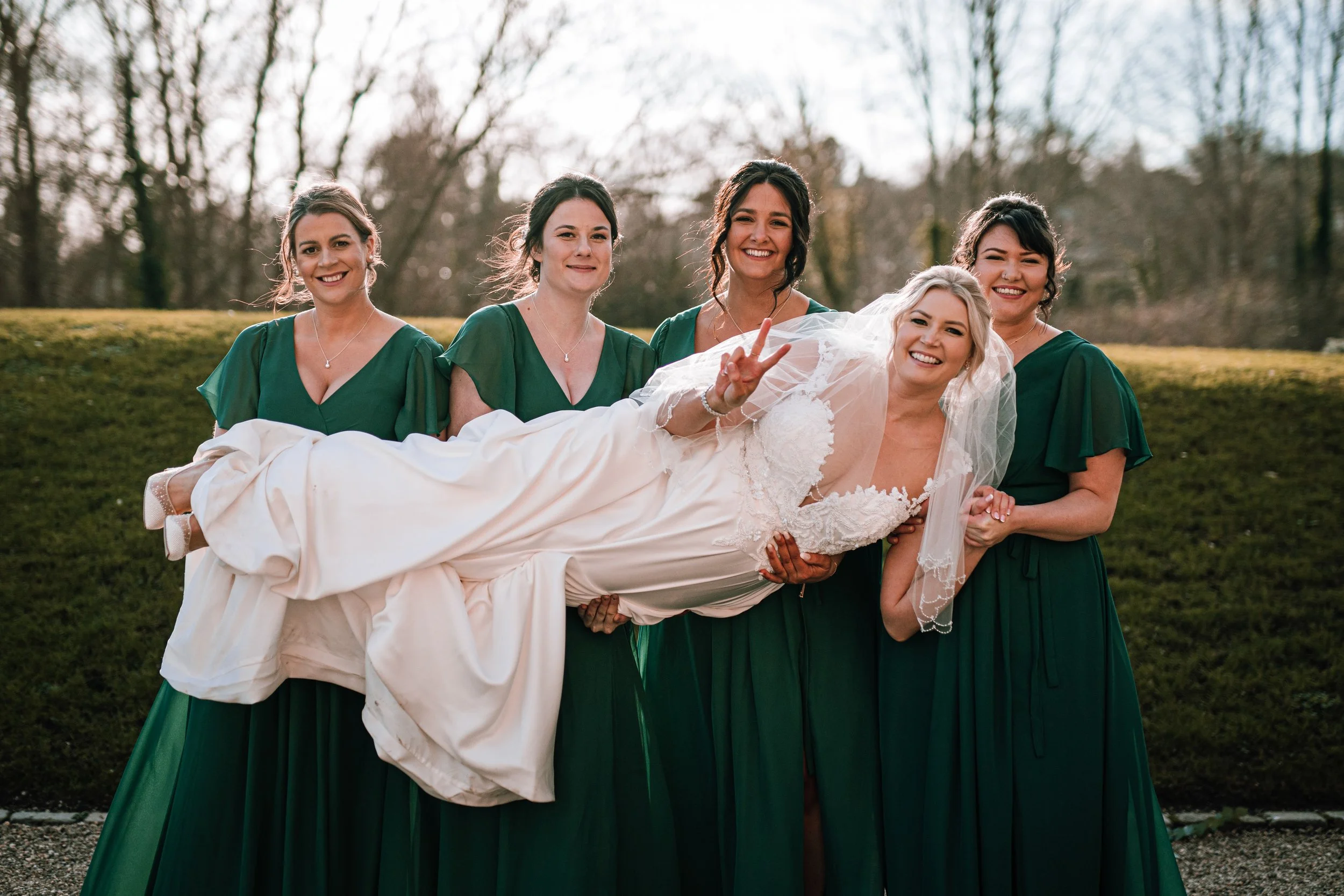 Bride Tribe in action! @ChrisSmithPhotography