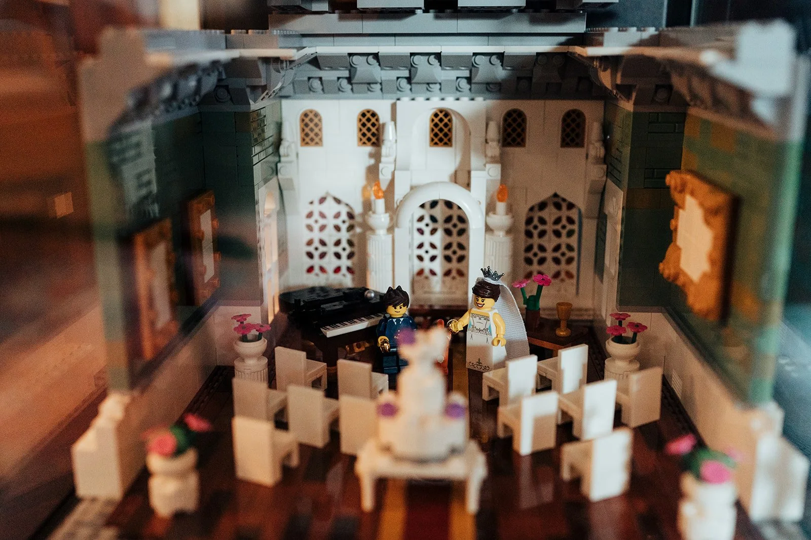The wedding venue recreated in Lego! @NathanWalkerPhotography