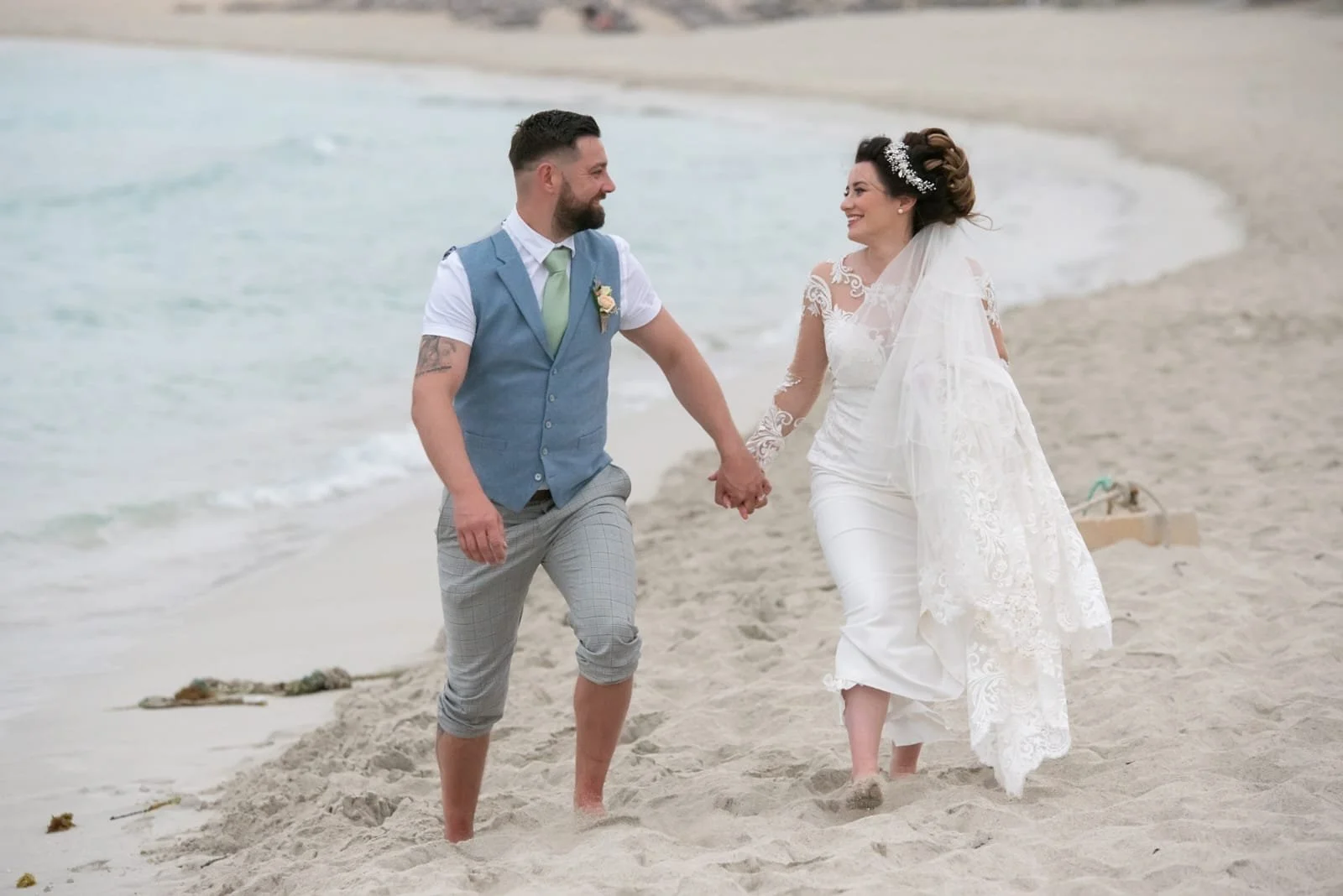 A romantic walk barefoot through the sand @Retina Art Photography