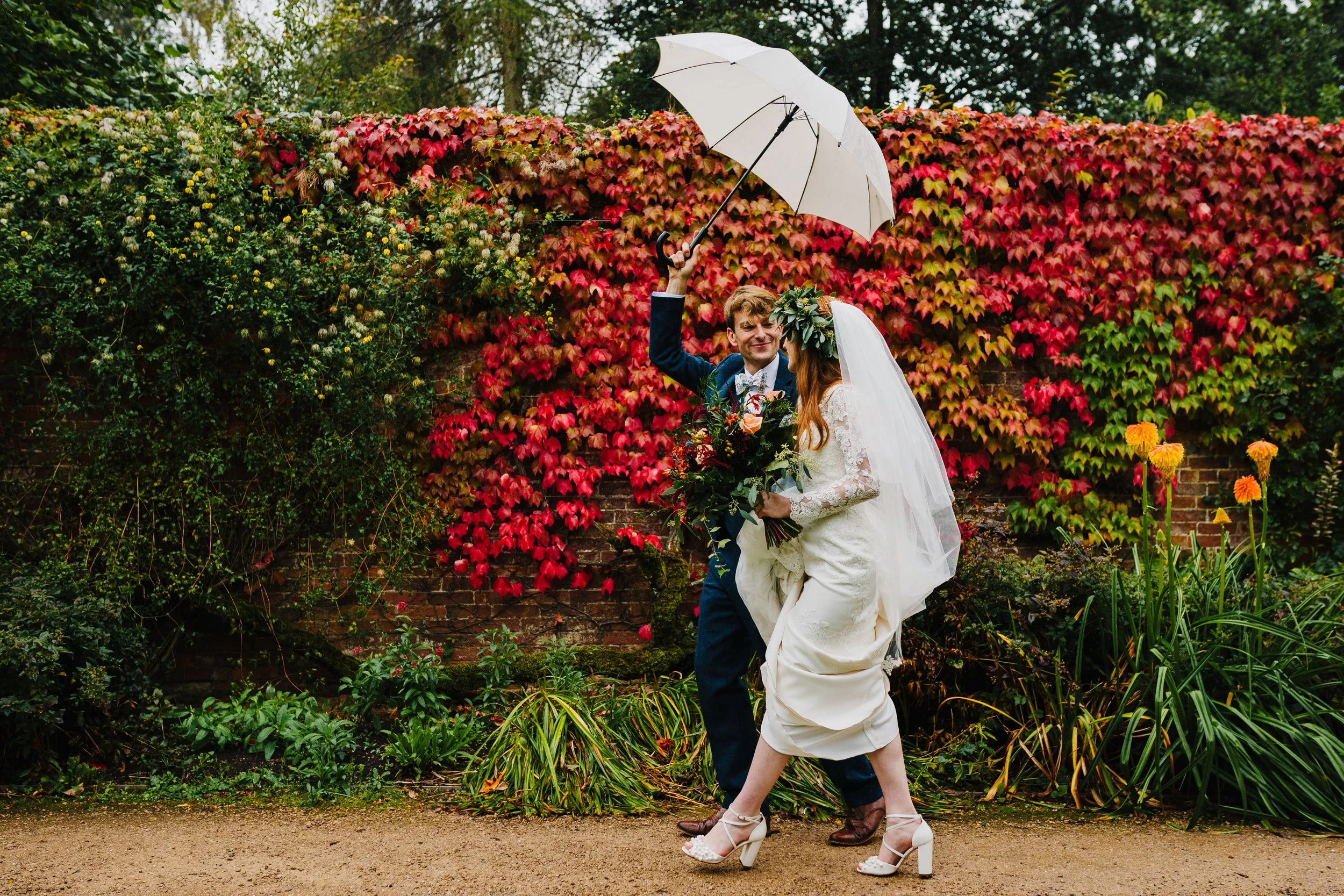 Molly and Oli styling out the rain @DanielHughesPhotography