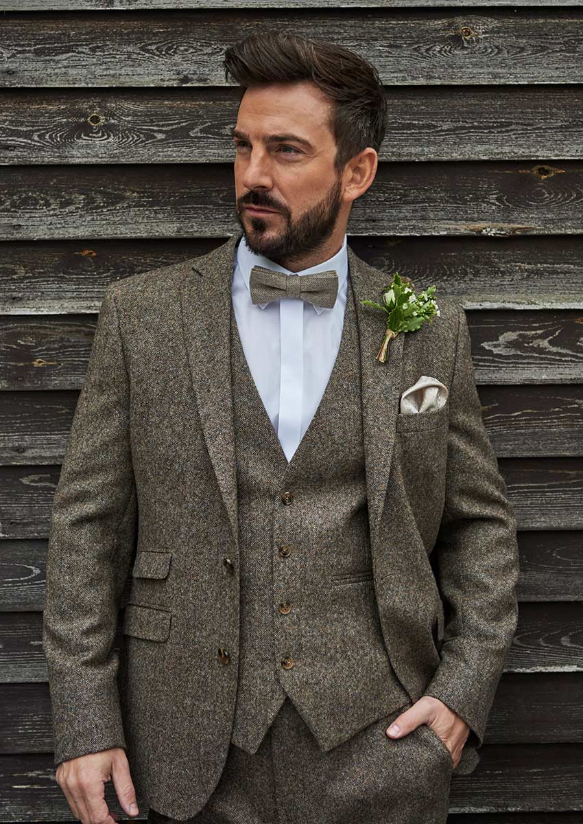 Tibberton | Brown Tweed