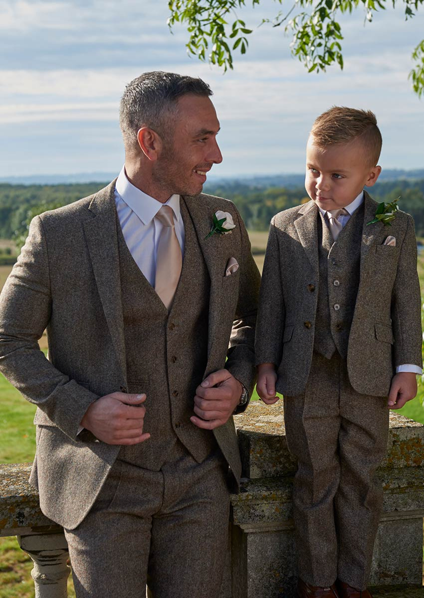 Tibberton | Brown Tweed