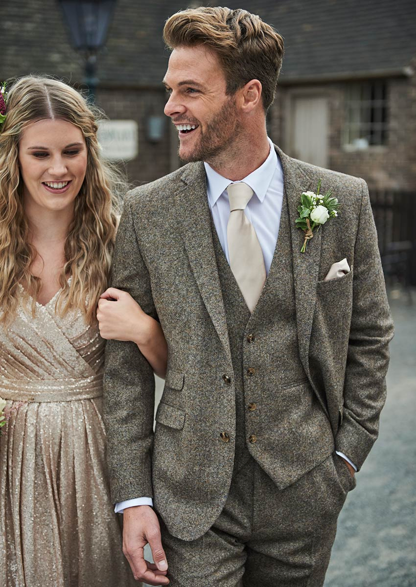 Tibberton | Brown Tweed