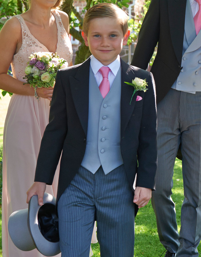 Ironbridge | Black Herringbone Morning Suit