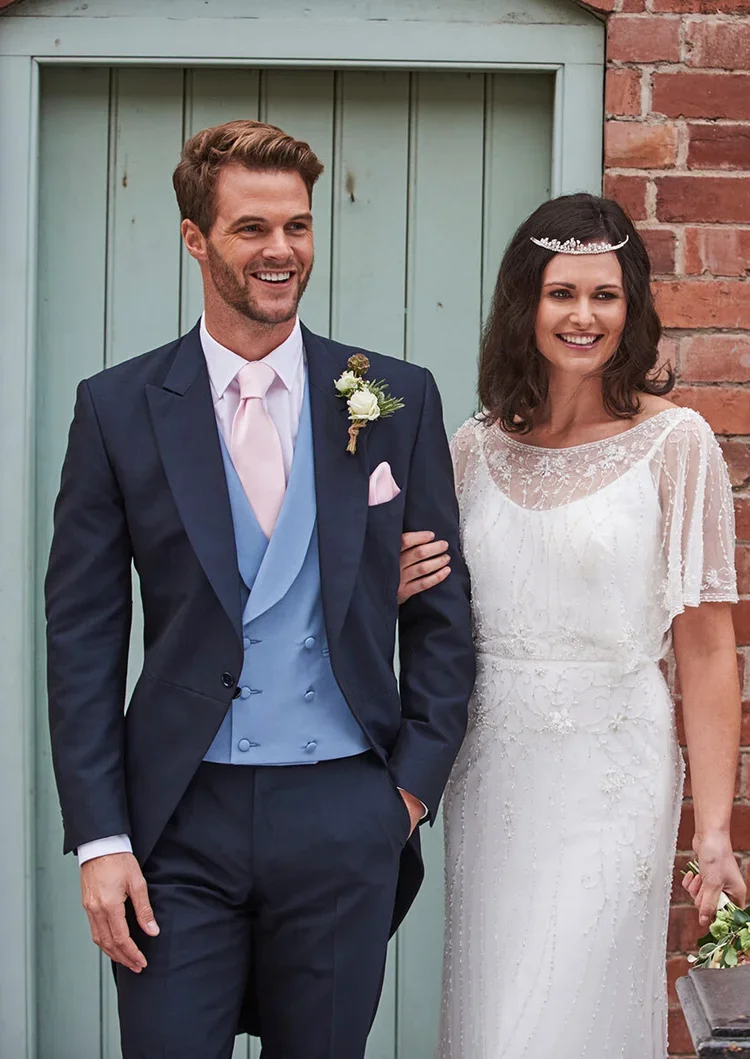 Forton | Navy Mohair Morning Suit 