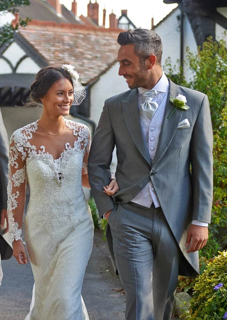 Hinstock | Sliver Grey Morning Suit