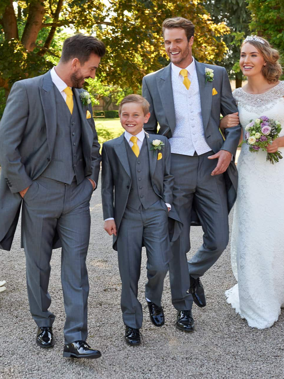 Hinstock | Sliver Grey Morning Suit