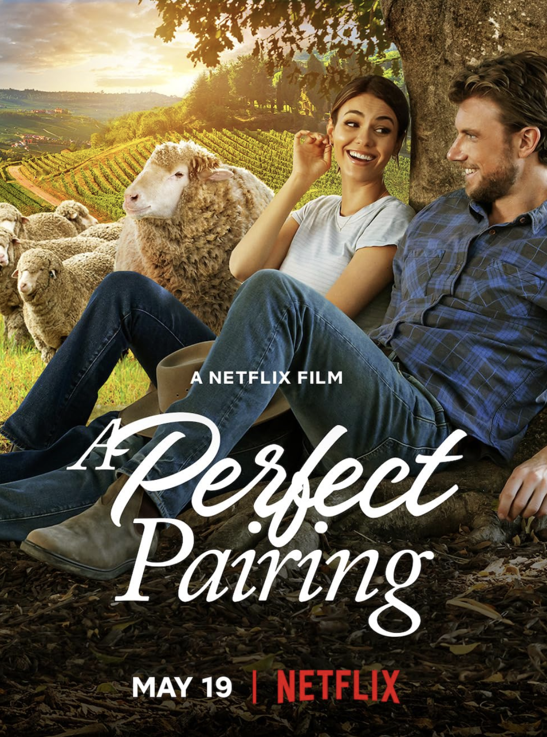 'A Perfect Pairing' follows a driven LA wine-company executive who travels to an Australian sheep station to land a major client. She ends up working as a ranch hand and sparking love blossoms between her and a rugged local.