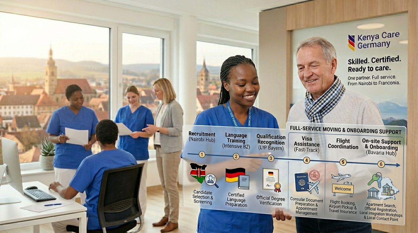 Für Pflegeeinrichtungen in Bayern:  For Care Facilities in Bavaria: