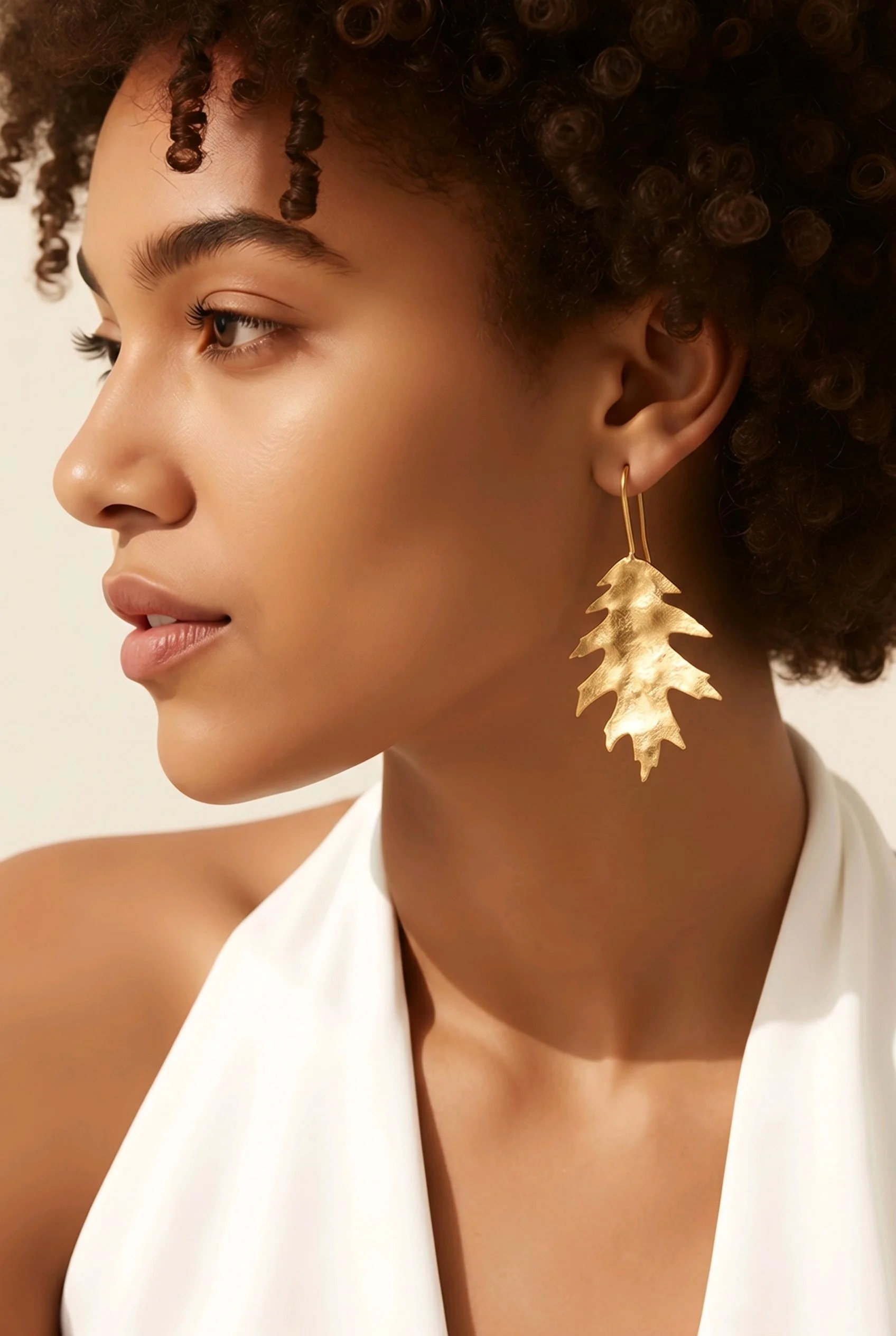 Boucles d’Oreilles Crochets — Collection Végétale