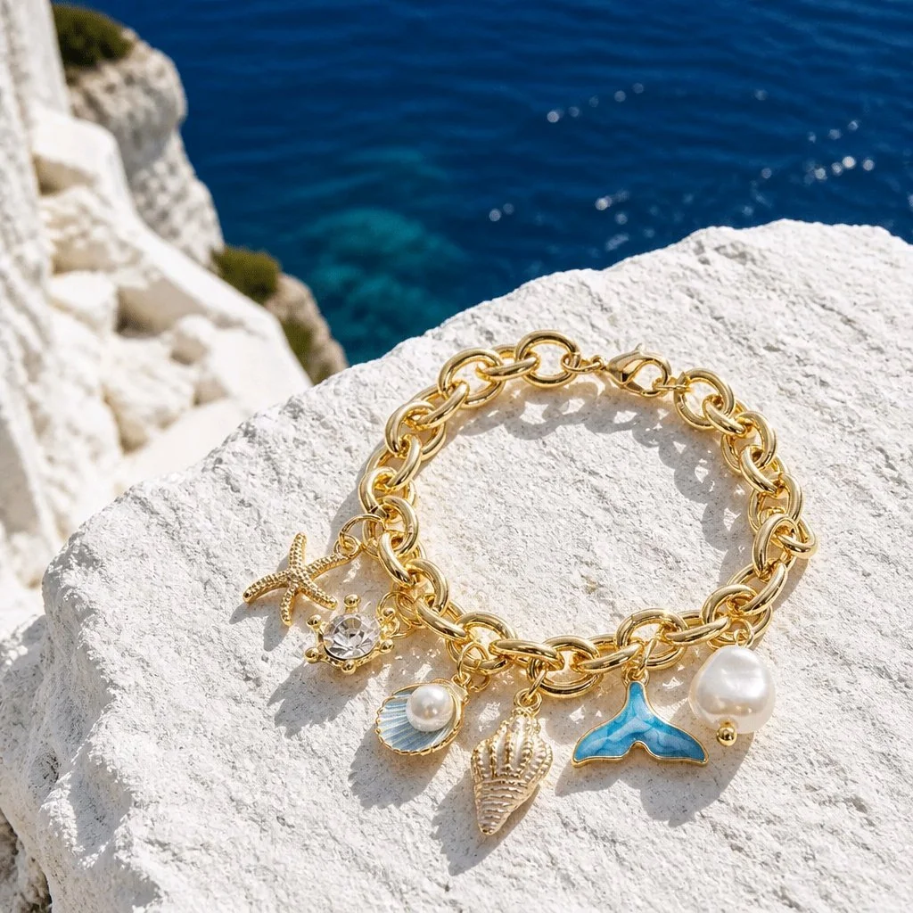 Bracelets Charms Marin Éclatant