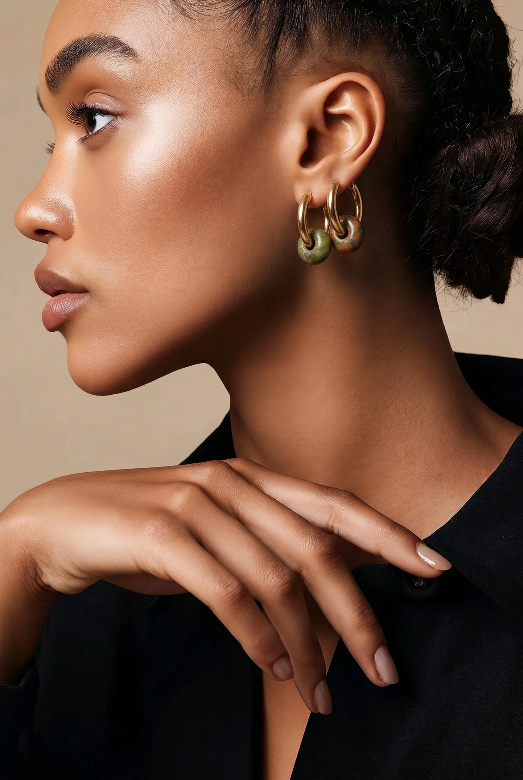 Boucles d’Oreilles Créole Huggie