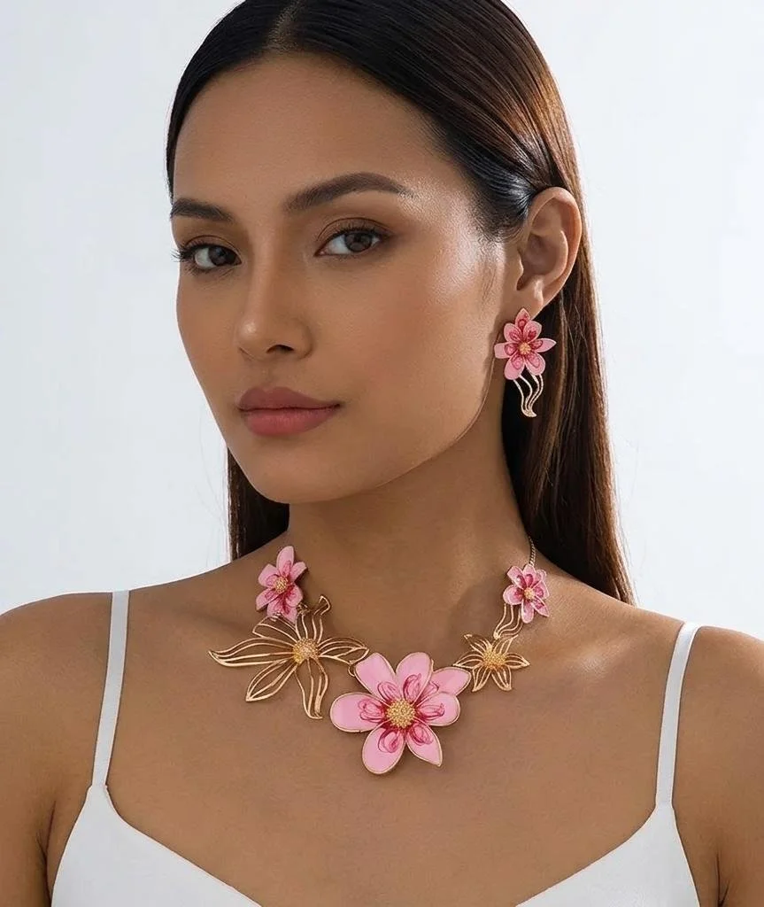 Parure "Fleur de Cerisier"