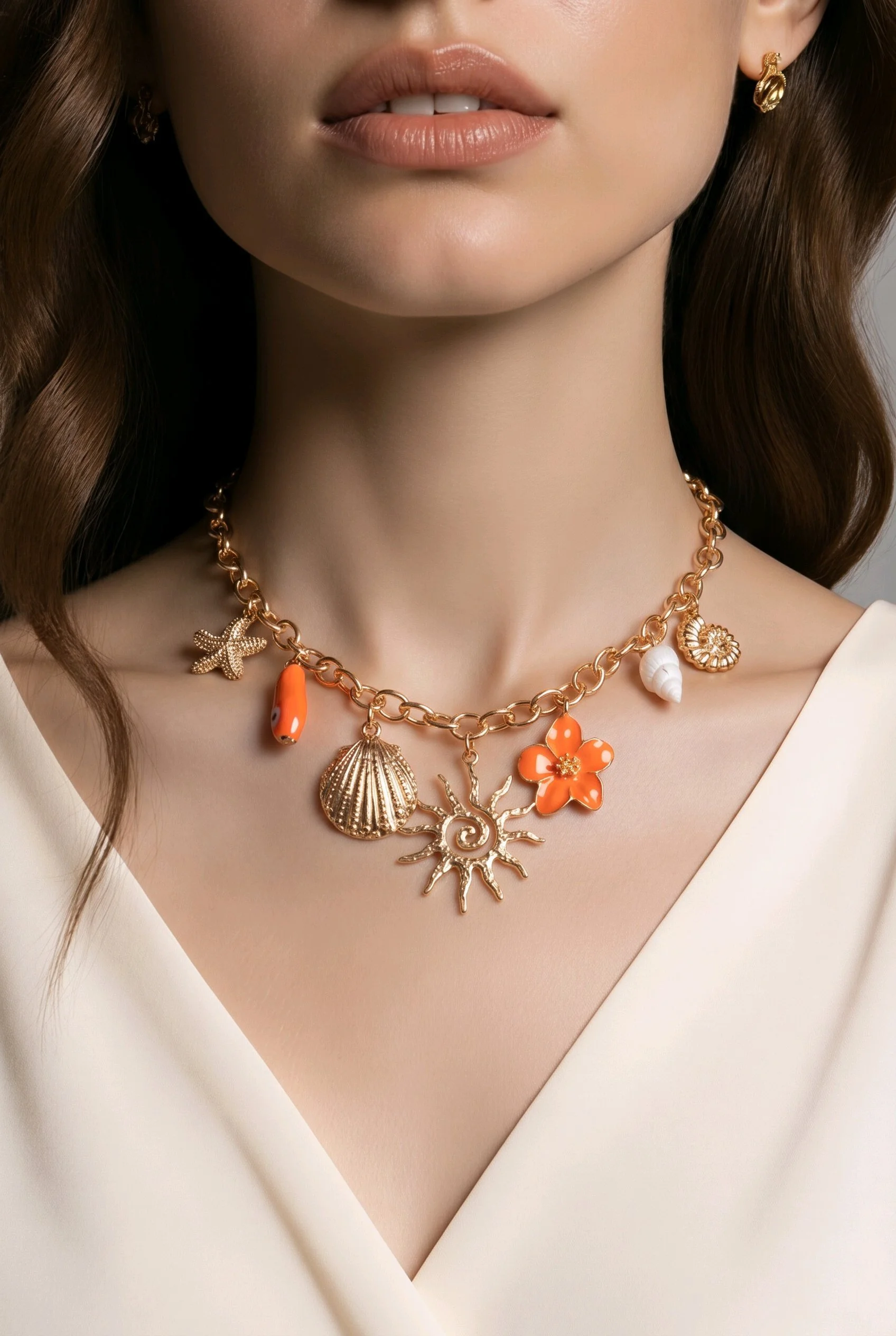 Collier Charmant "Éclat de Conque"
