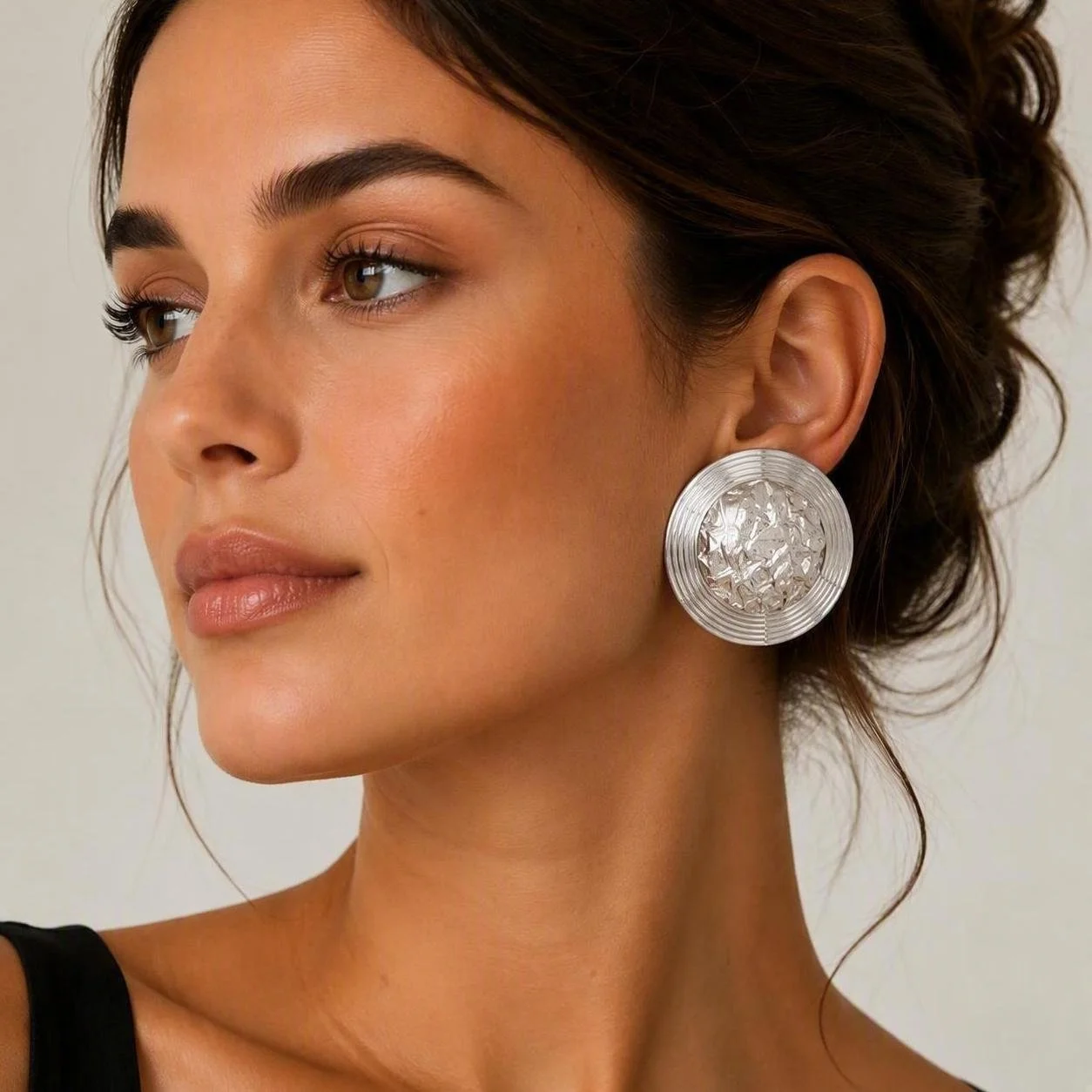 Boucles d'Oreilles Cristallines