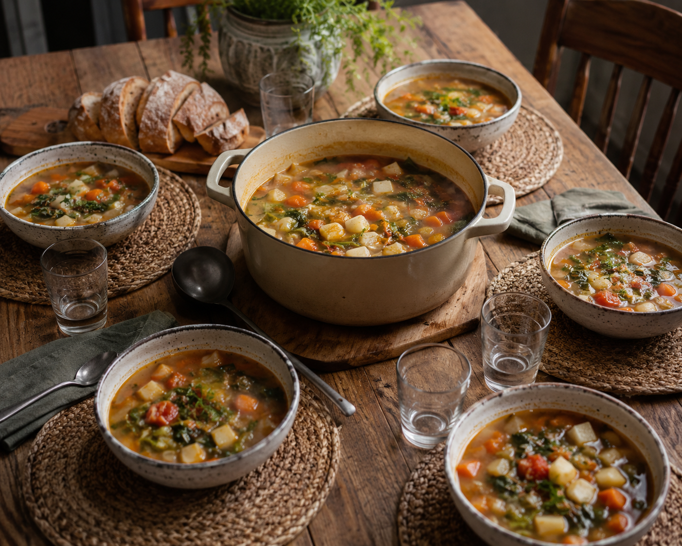 Learning through soup