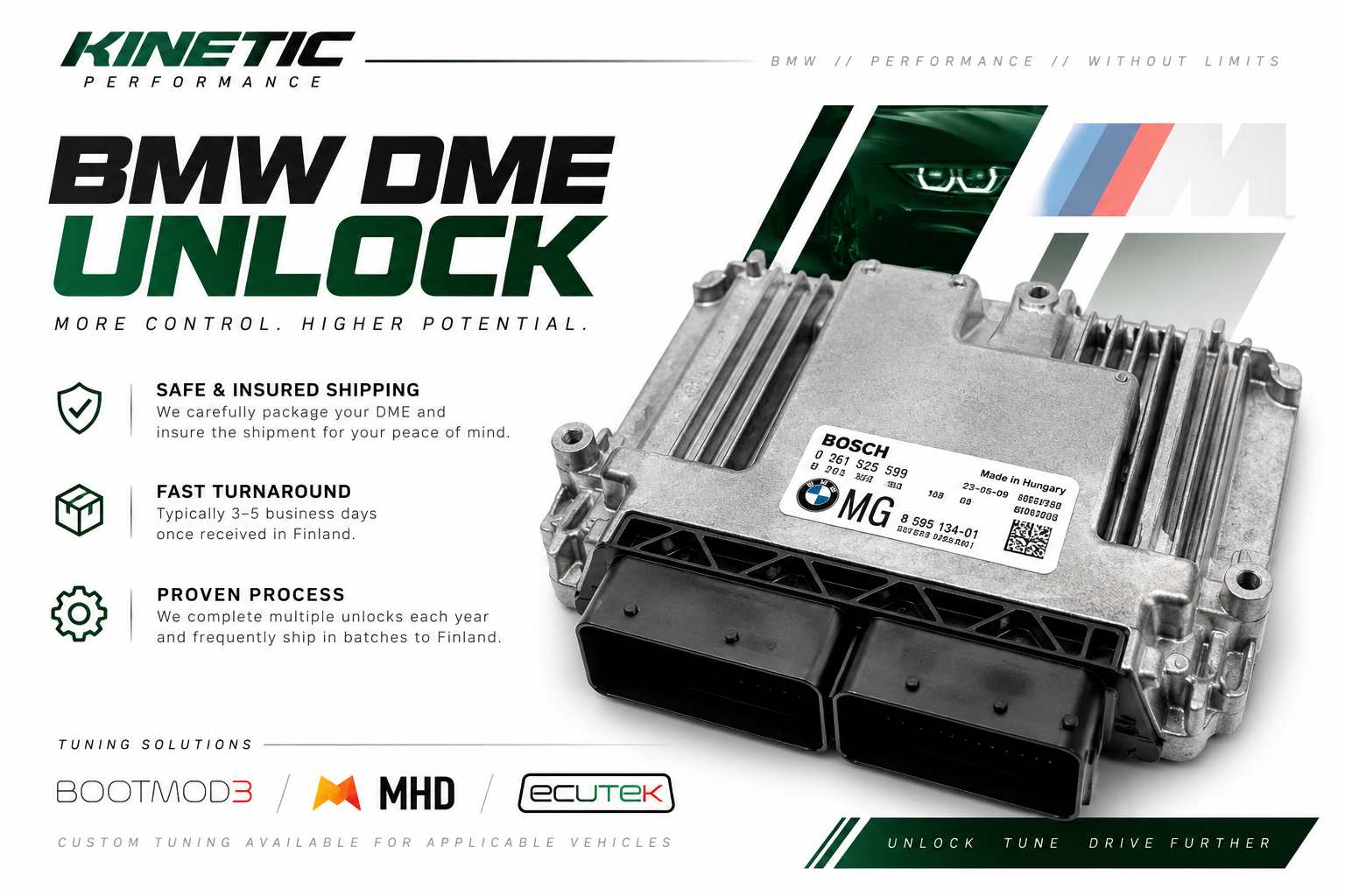 DME Unlock 21+ Bosch