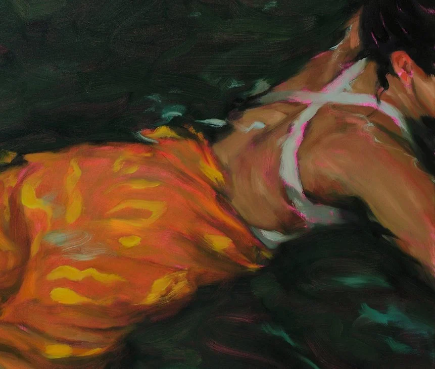 Storm Water, 2024. Oil on canvas. 60 x 50cm.