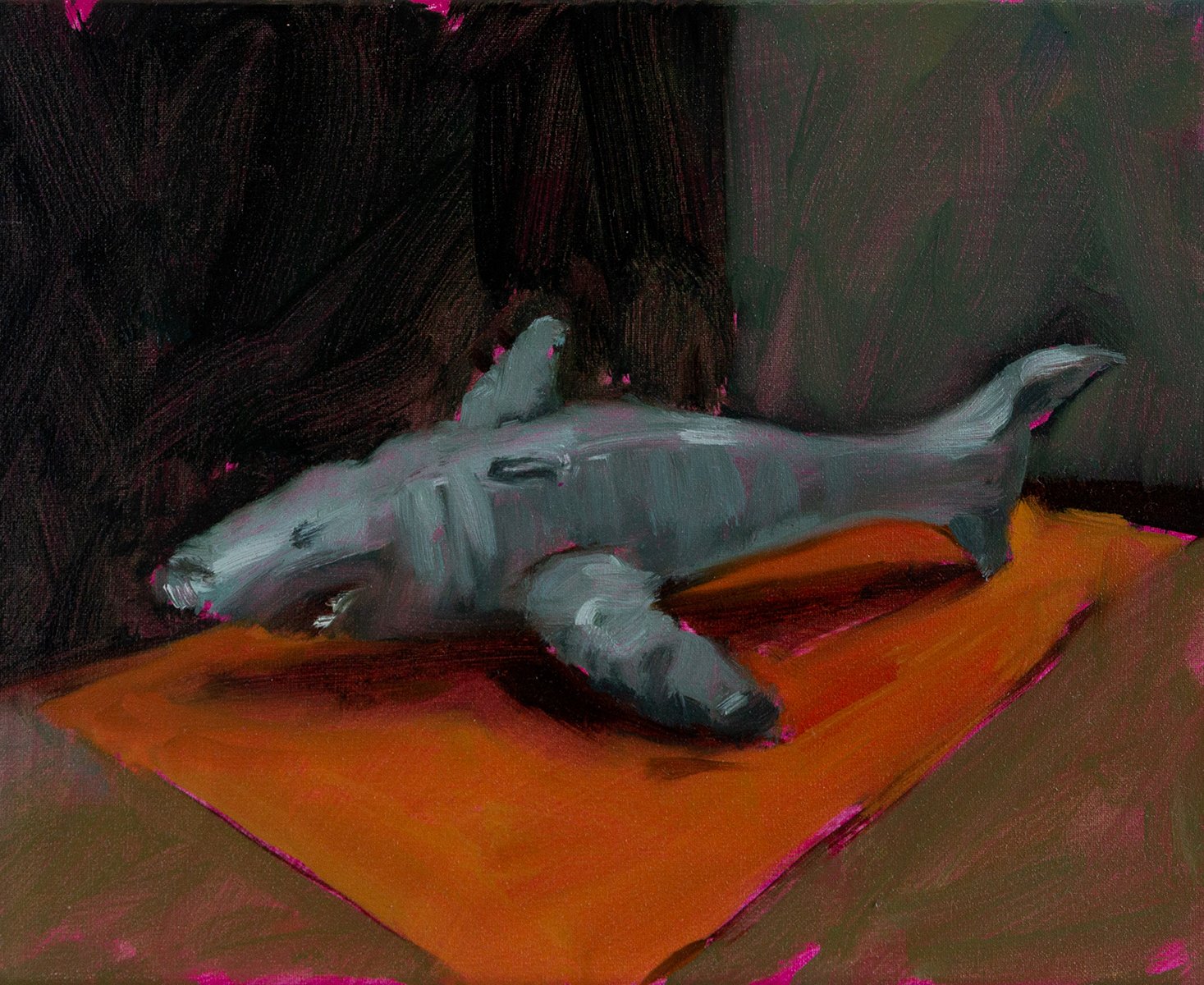 The present, 2025. Oil on canvas. 25 x 20cm.