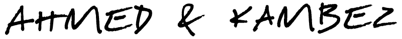 Schrift Ahmed & Kambez
