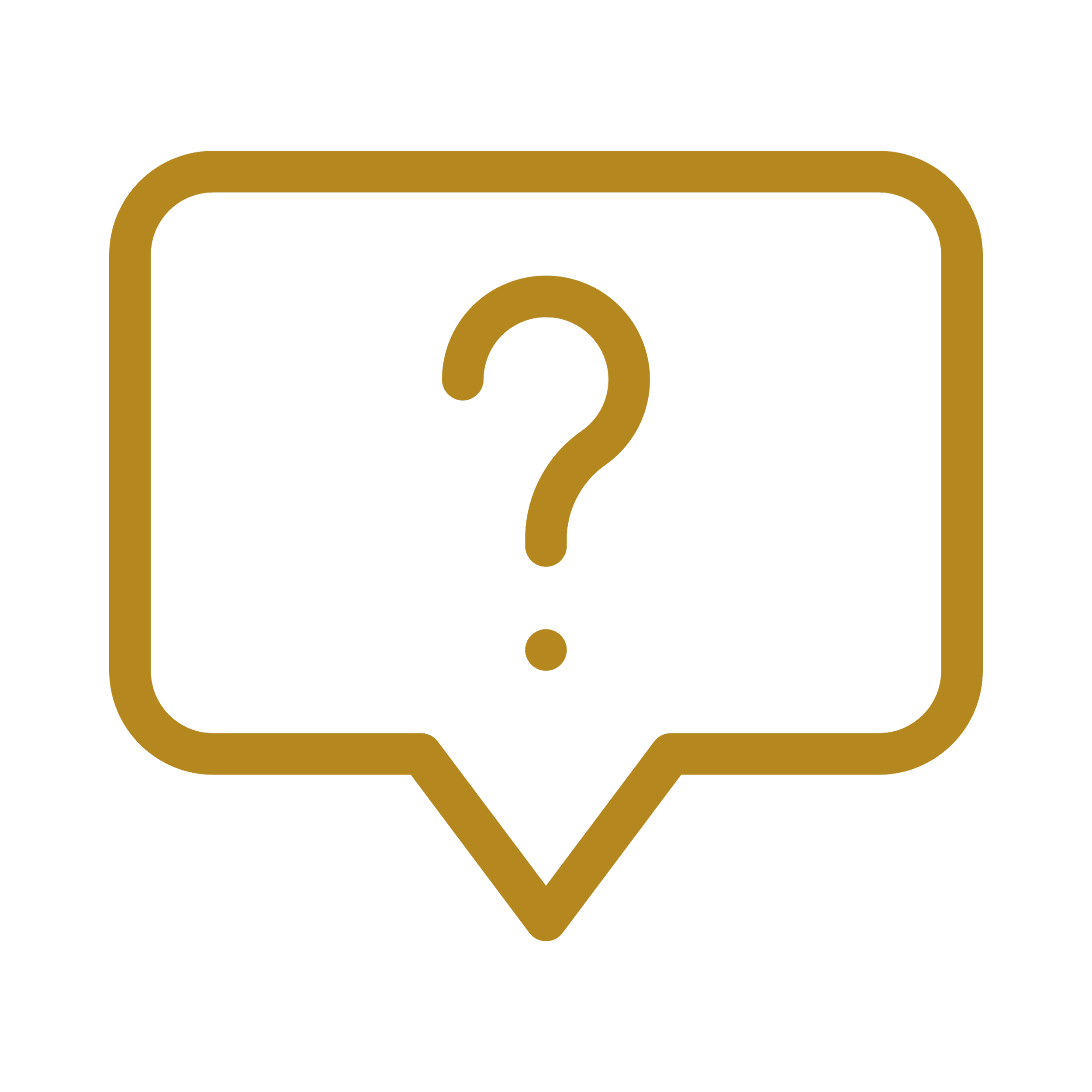 A black background featuring a gold outline of a diamond and a question mark intertwined.
