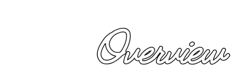 The image features the words 'Company Overview' with 'Company' in large bold capital letters and 'Overview' in cursive script below it.