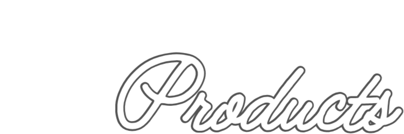 Text reading 'FEATURED PRODUCTS' in bold white and gray fonts on a black background.