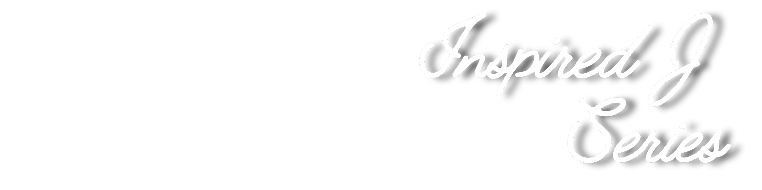 Black background with the words 'Inspired' and 'Series' written in white cursive font.
