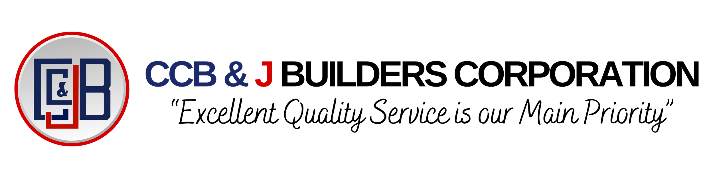 Logo with text 'J&J CCB & J' on a black background