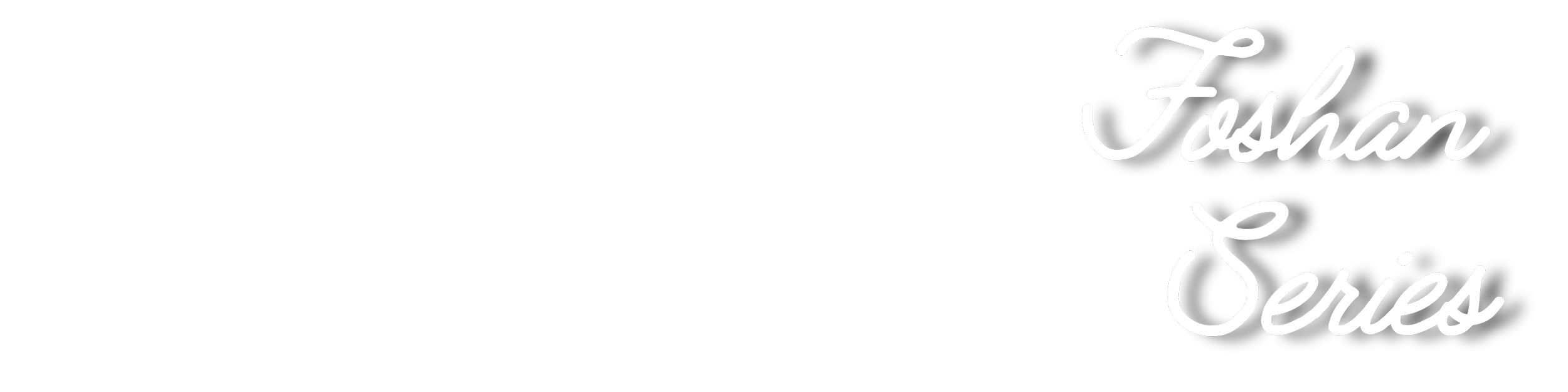 Black background with white cursive text that reads "Fashion & Series".