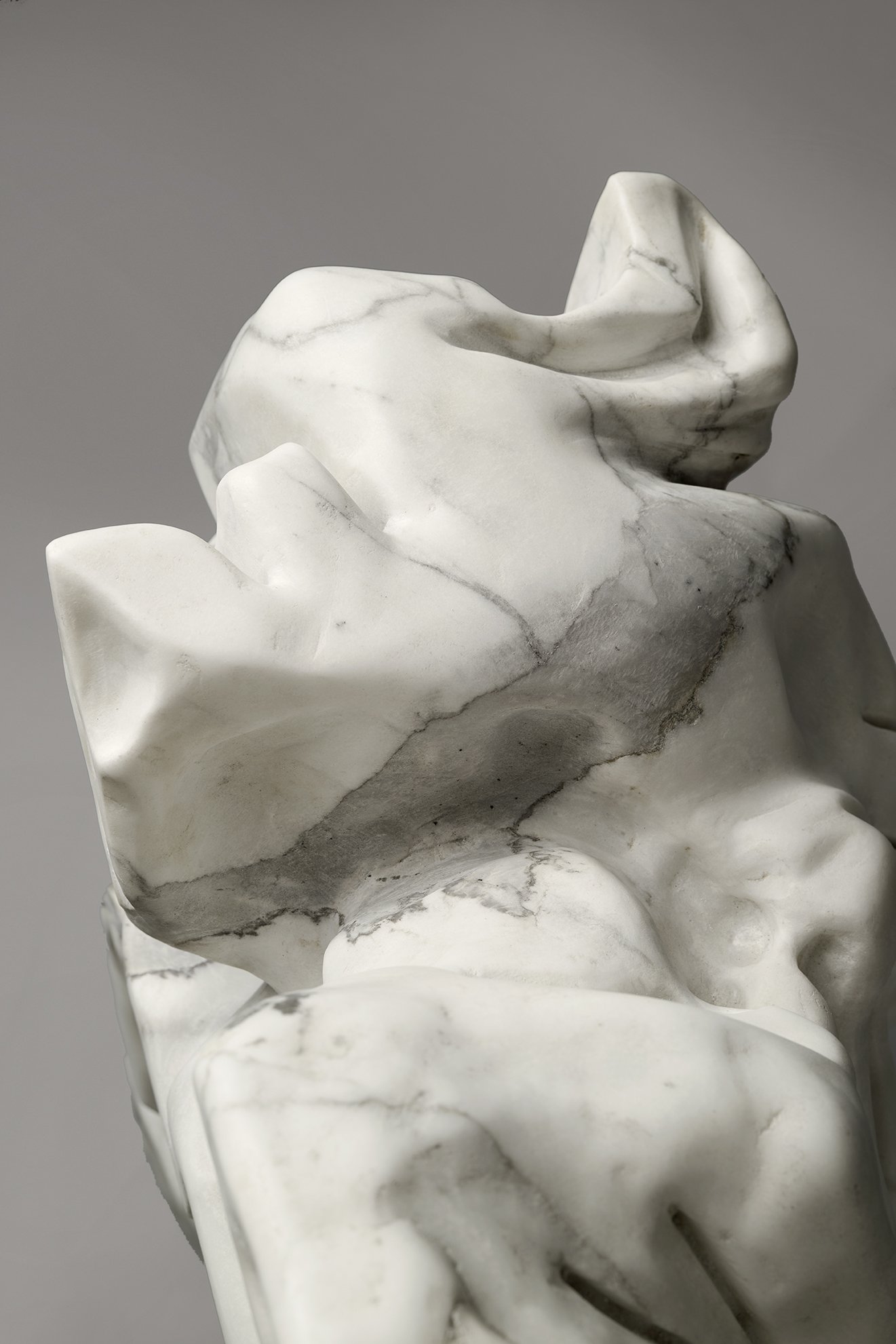 Sculpture - Marbre de Carrare - Taille directe - CEMI (artiste) 