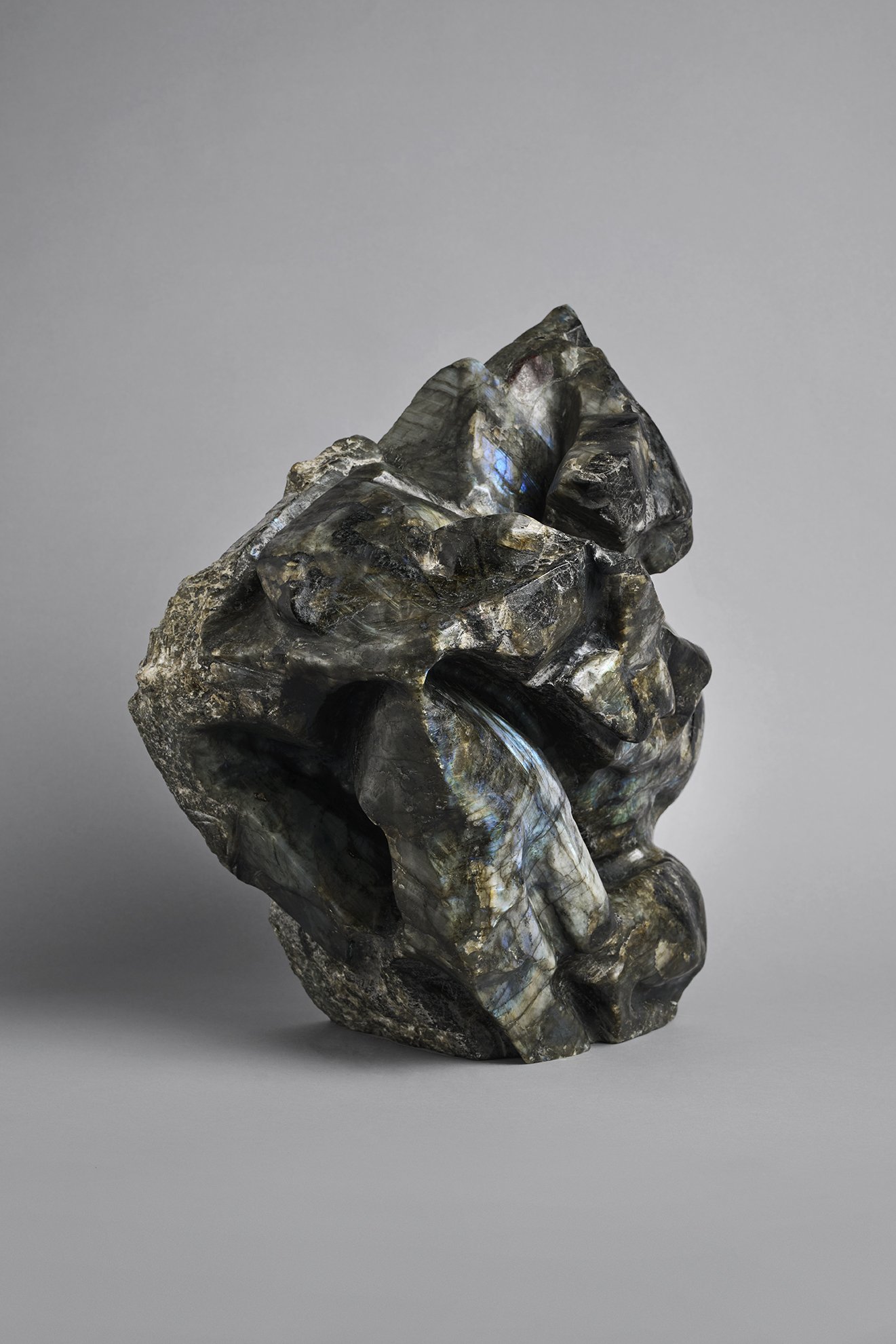 Sculpture - Labradorite - Taille directe - CEMI (artiste) 