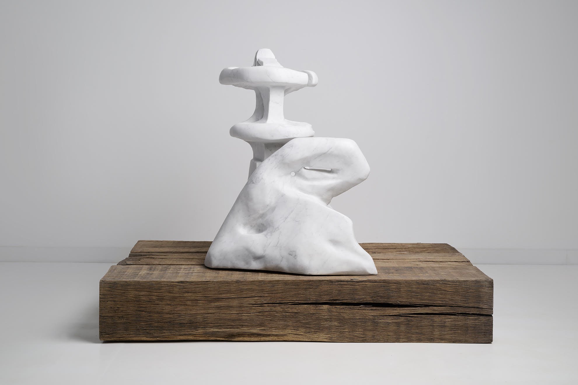 Sculpture - Marbre de Carrare - Taille directe - CEMI (artiste)